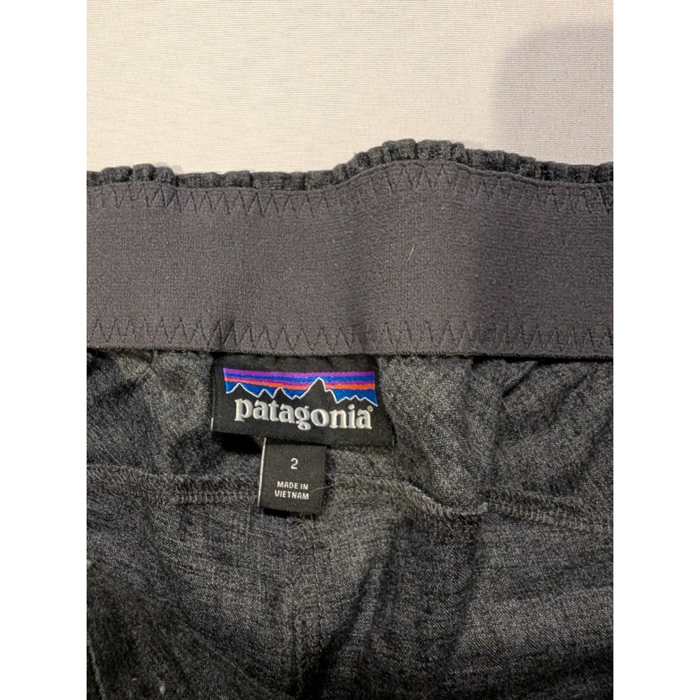 Patagonia Hemp Blend Womens Size 2 Grey Joggers Sweatpants Spring Breathable - Picture 4 of 8